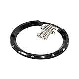 Monkey125 Tankdeckelschutz, kompatibel mit Monkey 125 Z125 2018–2024, MSX SF/Grom OG 2015–2020 - nicht für Grom 2022–2023, CNC 3D-Motorradzubehör, Tankdeckel, dekorative Dichtung, Schutzhüll (Schwarz)
