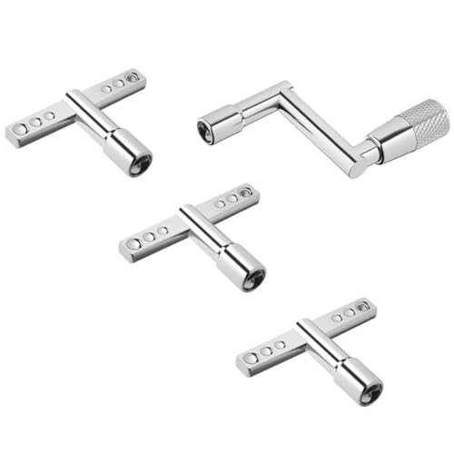 Drum Key Tuner Wrench Tool Replacement Parts (4 Pack)