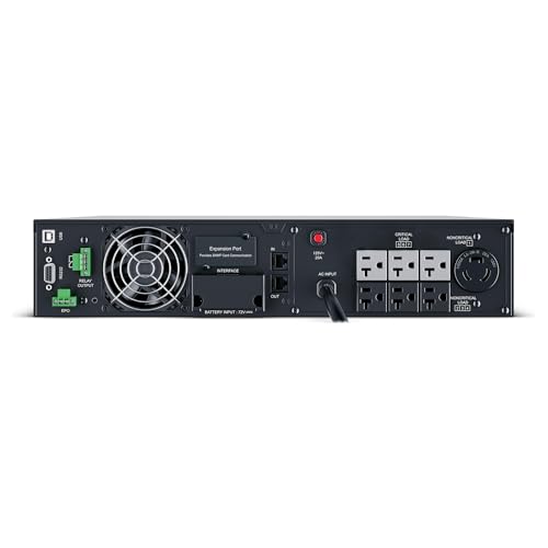Image of CyberPower OL2200RTXL2U Smart App Online UPS System, 2200VA /1800W, 7 Outlets, 2U Rack /Tower