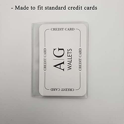 Set Of 2 Clear Premium Quality Wallet Inserts From Ag Wallets (Trifold) #TOP3