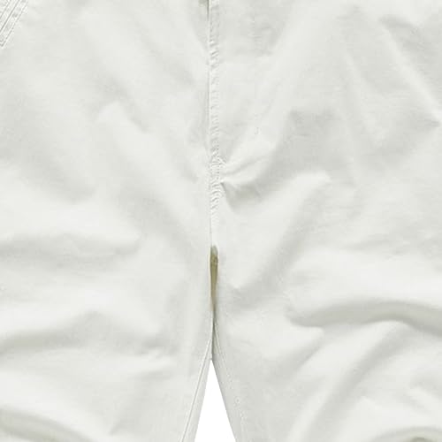 Short homme blanc coupe chino classique léger extensible 48 FR