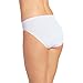 Jockey Women's Underwear No Panty Line Promise Tactel Bikini, White, 7