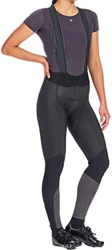 Giordana Women's FR-C Pro Thermal Cycling Bib Tight, Black, M