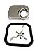 Marble Products Hose Receiver Kit For Shampoo Bowl