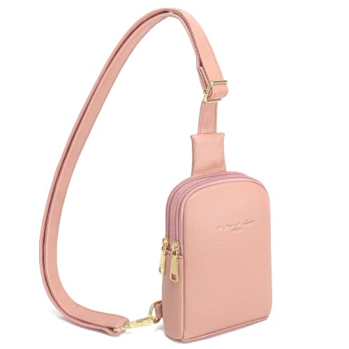 INICAT Lightweight Small Crossbody Sling Bag for Women(pink)
