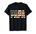 Papa Bold Patriotic American Flag Father’s Day Papa T-Shirt