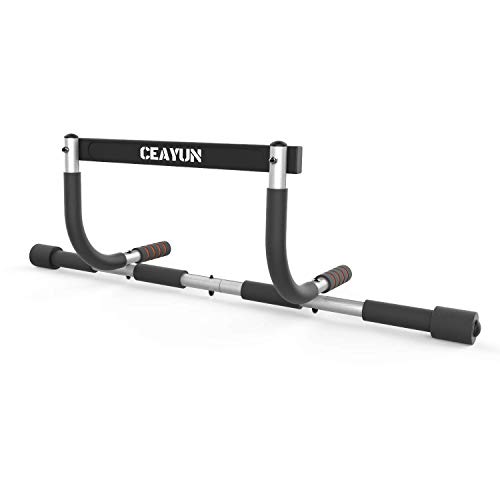 Ceayun Pull Up Bar For Doorway, Portable Pullup Chin Up Bar Home, No Screws Multifunctional Dip Bar Fitness, Door Exercise Equipment Body Gym System Trainer #TOP1