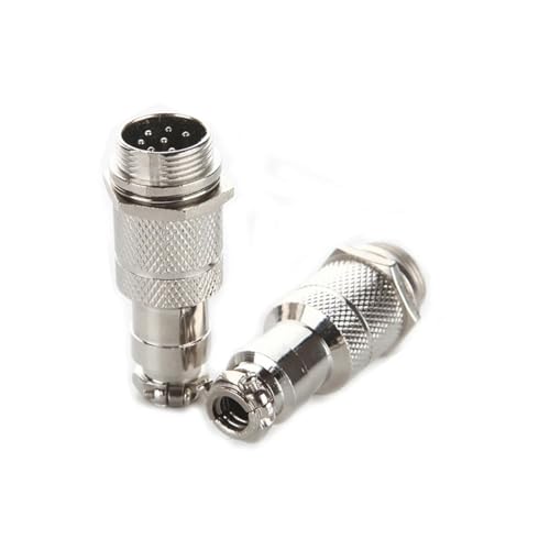 Connecteur GX12-2 à joint bout à bout en métal durable pour liaisons fiables