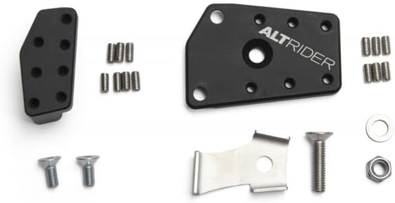 AltRider DualControl Rear Brake Pedal Riser & Enlarger Kit Compatible with Honda XL750 Transalp & CRF300L - Adjustable Dual Level Control for Seated & Standing Riding - Improves Foot Grip - Black