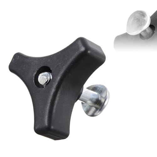 Triangolo Maniglia Manopola Dado, Bullone a Vite per Tosaerba, Tosaerba Triangolare Maniglia, Bullone di Ricambio per Tosaerba, Tosaerba Triangolo Maniglia Manopola Vite Dado, Nero