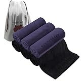 SOZOMO 6PCS Toalla Fitness Gym, Toalla Deportiva Absorbente， Secado Rápido Absorbente de Entrenamiento, Ligera de Viaje...