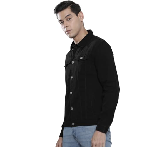 Image of The Indian Garage Co Men Slim Fit NA Trucker Jacket