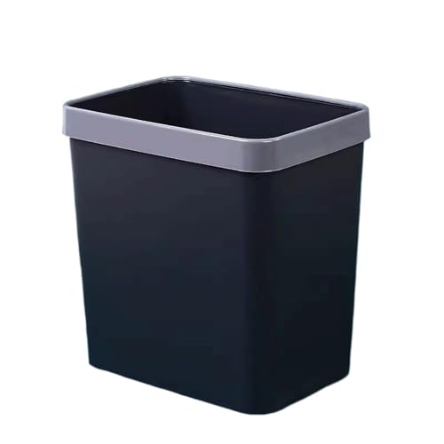Poubelles pour la cuisine rectangulaires - Modèle noir grand format extra épais