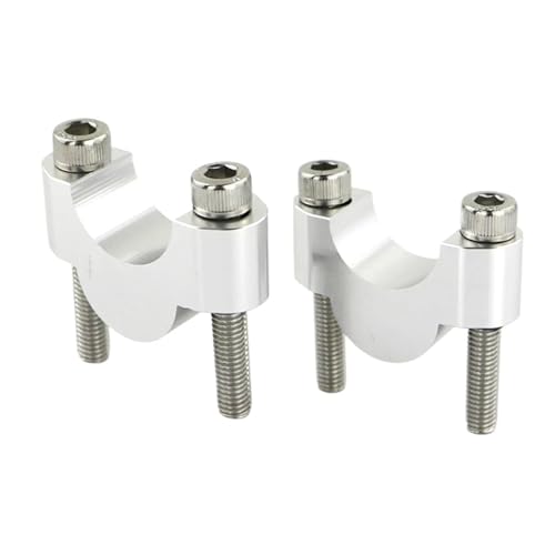 Rehausse pontet guidon moto Suzuki GSX 1400 et GSX-S 125 en aluminium CNC 22mm argent