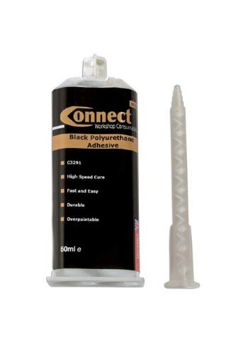 Adhésif polyuréthane noir Connect 35298 mastic colle étanchéité 50 ml