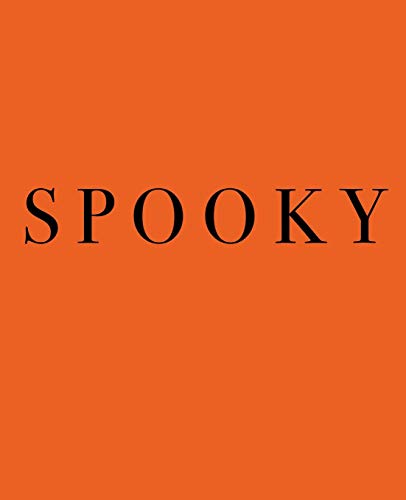 Spooky: A decorative Halloween book | Stack deco books together to create a custom Halloween phrase or message in any room | Perfect for party tables, ... design styling (Holiday Celebrations)