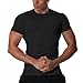 VanKee Men’s Compression Shirt Short Sleeve Athletic Workout T-Shirt Base Layer Tops Sports Cool Dry Rash Guard Moisture-Wicking Undershirt for Running Basketball Football Gym Fitness Baseball Yoga