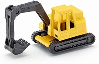 siku 0801, Excavator, Metal/Plastic, Yellow/Black, Movable excavator arm, Rotating cabin