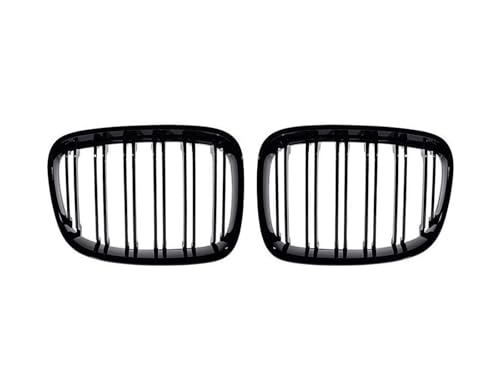 Parrilla delantera de doble listón en negro brillante de alta calidad para Serie 1 F21
