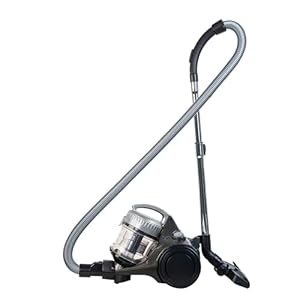 Russell Hobbs® Compact XS Bagless Cylinder Vacuum Cleaner Lightweight 700W, 1.5L, Grey & Silver, Triple Filtration, for Hard floor, Carpet & Car, 3-in-1 Tool, 2 Year Guarantee RHCV1611