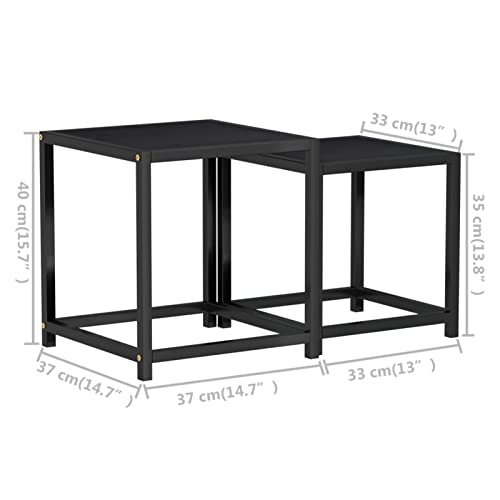 Table basse 2 pièces encastrable et empilable pour optimiser votre salon - 3
