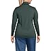 Lands' End Womens Long Sleeve Shaped Supima Cotton Turtleneck Evening Forest Regular Small