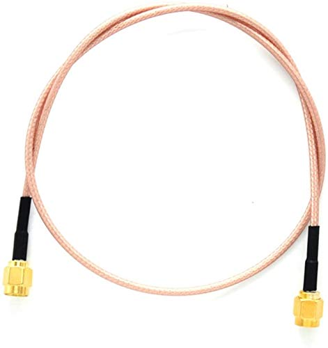 MMCX Male Right Angle To MMCX Male Right Angle RF 1.13 Cable Jumper Pigtail 61cm