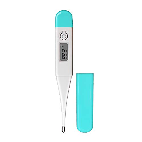 Facelake FT82 Digital Oral Thermometer for Oral, Armpit or Rectal Temperature, Waterproof