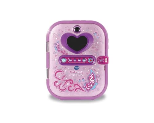 VTech - KidiSecrets Selfie Music Rose, Journal Intime Électronique 7 en 1 avec Reconnaissance Faciale, Appareil Photo et Vidéo, Jeux Éducatifs, Cadeau Enfant de 6 Ans à 12 Ans - Contenu en Français