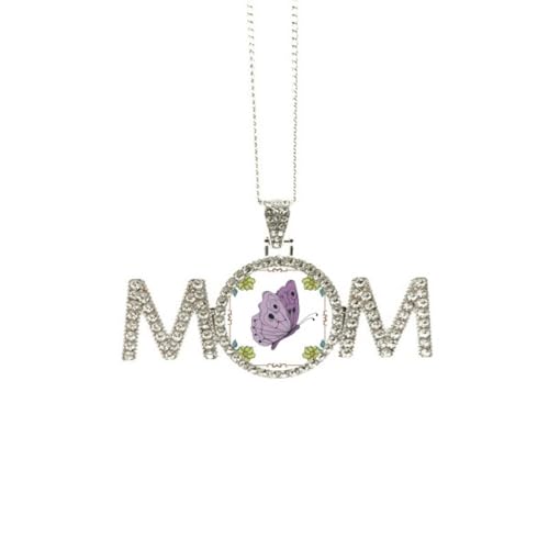 Collier violet avec citation : le cadeau d'anniversaire mémorable pour grand-mère