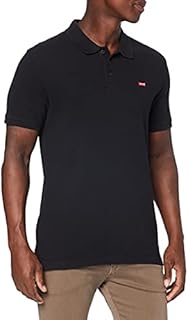 Levi's LEVIS HM POLO MINERAL BLACK T-Shirt Mężczyźni