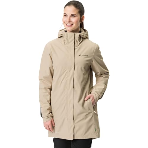 VAUDE Women's Cyclist Padded Parka II Jacket, Linen, 46 (EU)