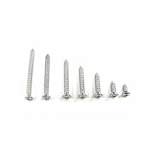 Retro-Motive Chrome #8 Phillips Oval Head Trim Screws - Quality Chrome Trim Screw - Variety Pack of 175 Smooth Finish Hardware Screws 25 of Each Size - #2079 2015-2021 Ideal for DIY Car Projects