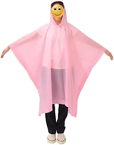 GEER Reusable Rain Poncho for Adult, 2pcs Multi-Functional Portable Waterproof EVA Rain Coats with Hood for Rainy Day Fishing Climbing Hiking Picnic Outdoor Concert