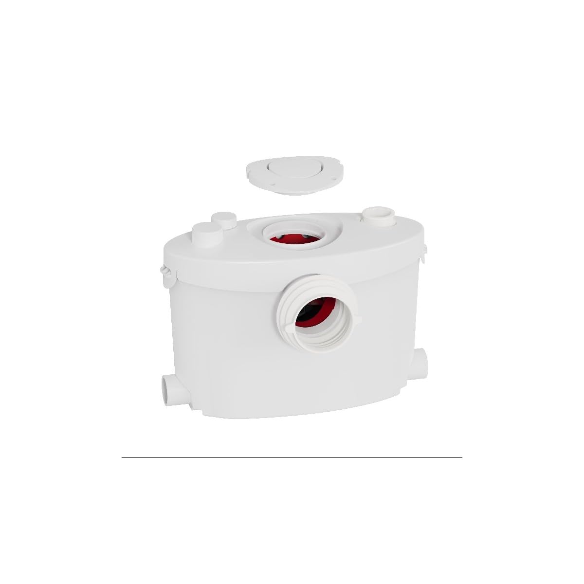 WC broyeur adaptable silencieux très puissant 700 watts, Broyeur sanitaire BSF-​700-​UP salle de bain WC, Trappe de maintenance, marque Française BSF