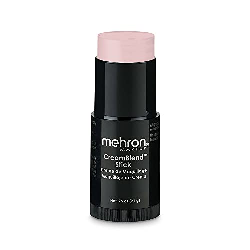 Image of Mehron Makeup CreamBlend Stick, Soft Peach, 0.75 oz (21 g), Cream Face Makeup Stick