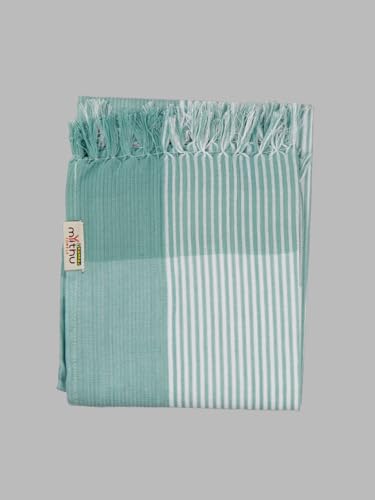 Image of RAMRAJ COTTON Pack Of 4 Cotton Bath Towel Set Crafted For Softness| Durability| And Comfortable Daily Use