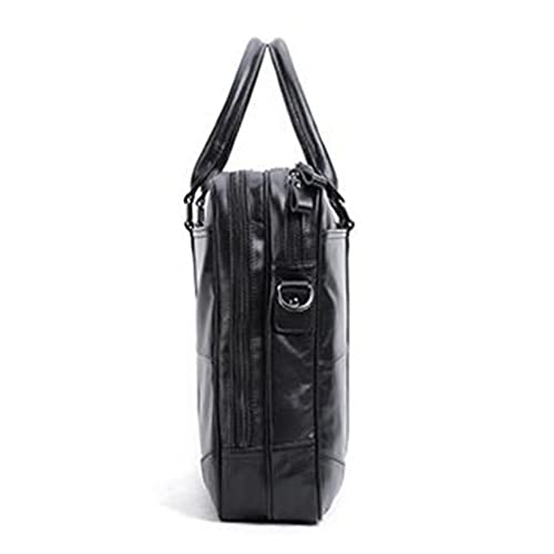 Men's briefcase Business retro men's leather men's bag Computer handbag3