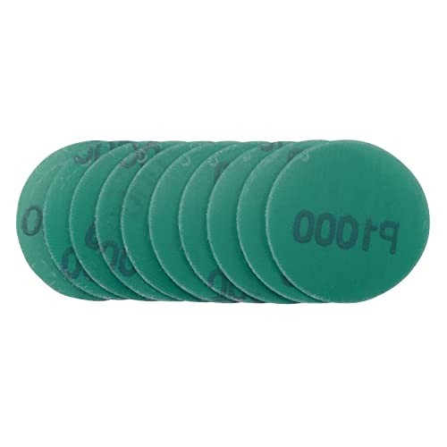 Draper 01109 Wet and Dry Sanding Discs with Hook and Loop, 50mm, 1000 Grit (Pack of 10)