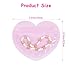 Marrywindix 180 Pcs Small Heart Shaped Jewelry Bag Resealable Mylar Bags 3.3 x 3.9 In Clear Packaging Bags Jewelry Earring Bracelet Valentines Gift Candy Favor Small Business Packaging Supplies