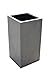 Produktbild Vivanno Pflanzkübel Blumenkübel Pflanzsäule Fiberglas Beton-Design grau Block - 80x40x40 cm