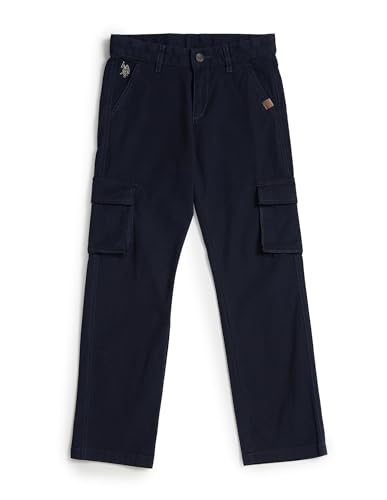 Image of U.S. POLO ASSN. Kids Regular fit Boys Cotton Trousers