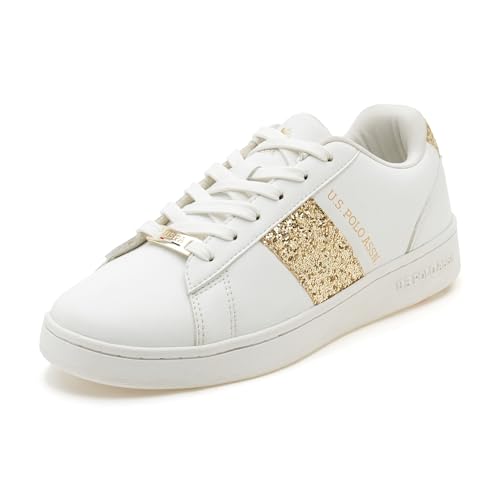 Image of U.S. Polo ASSN. Kate 3.0 Off White Sneakers Shoes with Premium Upper