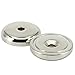 Produktbild Neodym Magnet mit Bohrung Senkung - Extra Starke Topfmagnete D 32mm - 30 KG Zugkraft - Flachgreifer Rund mit M5 Senkbohrung [2 Stück]