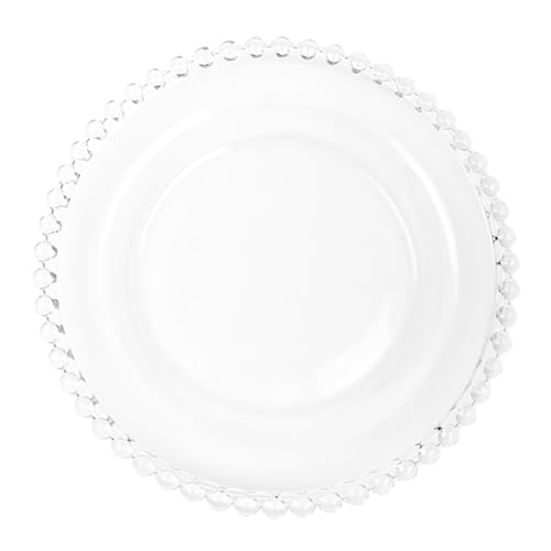 Assiette à salade en verre pour repas décontracté chic