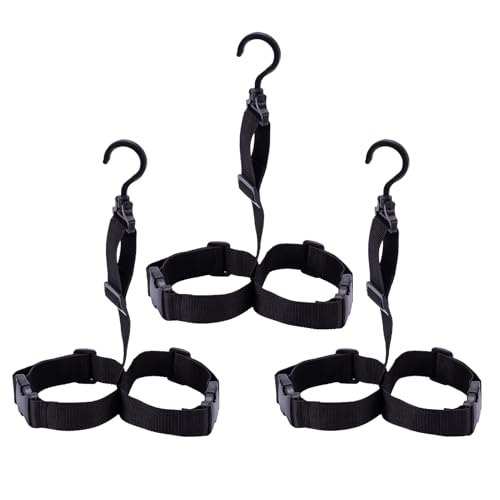 Ganchos para botas de pesca que evitan humedad sistema ajustable de secado para colgar 2