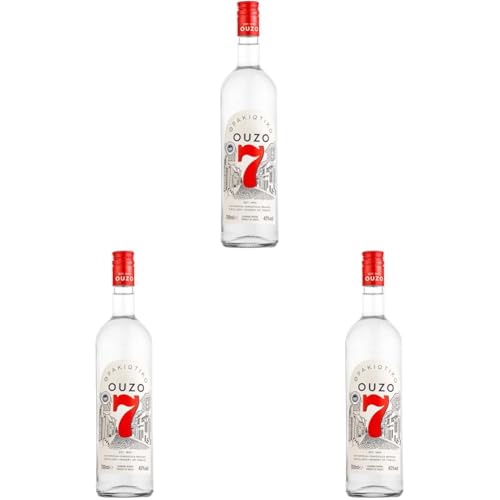 Thracian Ouzo 7 40% Vol. (1x0.7l) (Packung mit 3)