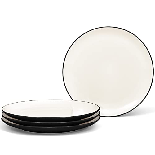 Noritake Colorwave Graphite Set of 4 Coupe Dinner Plates, 10-1/2'
