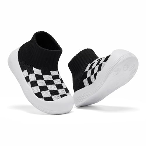Eashi Baby Boy Girl Non-Skid Indoor Infant Walking Shoes Breathable Warm Elastic Sock Shoes With Memory Sole Protect Toes Outdoor Sneakers thumb #5