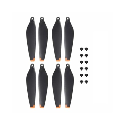 Hélice drone Mini 3 Pro silencieuse : pales de propulsion orange haute performance